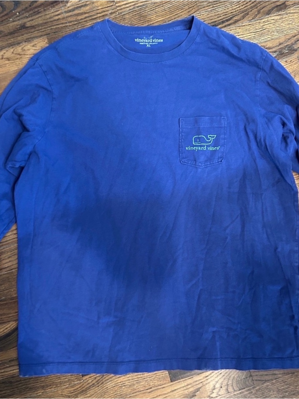 Vineyard Vines Short Sleeve Crew Tee in Royal Blue